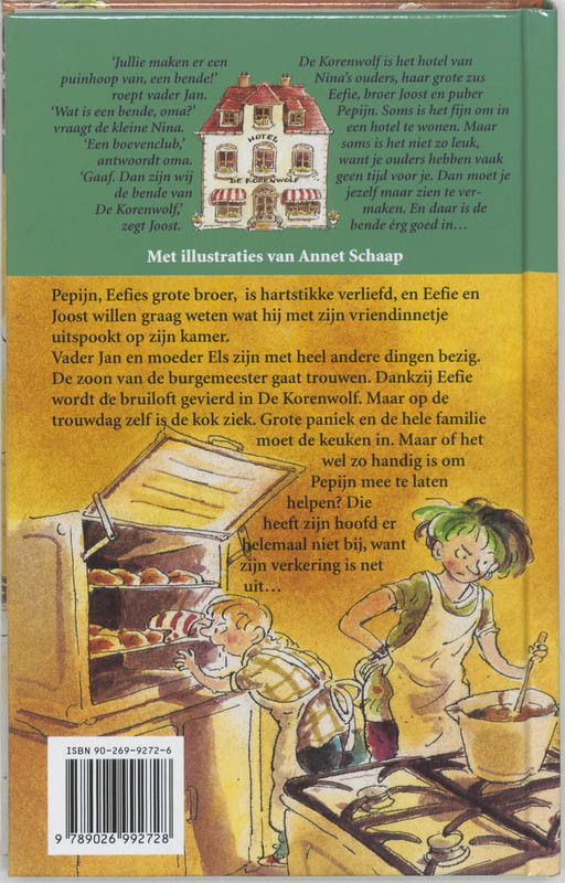 Achterkant van Het geheim van de verliefde hulpkok