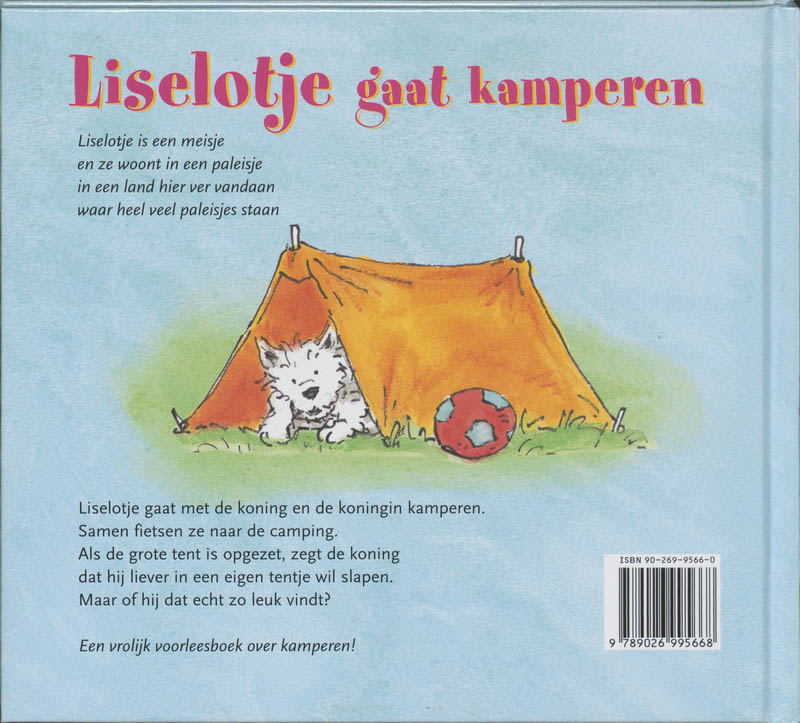 Achterkant van Liselotje gaat kamperen