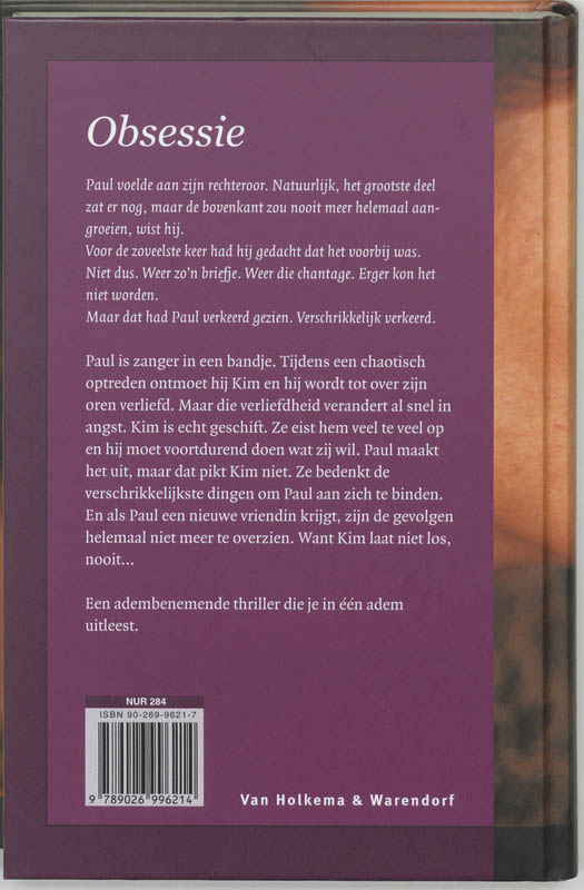 Achterkant van Obsessie