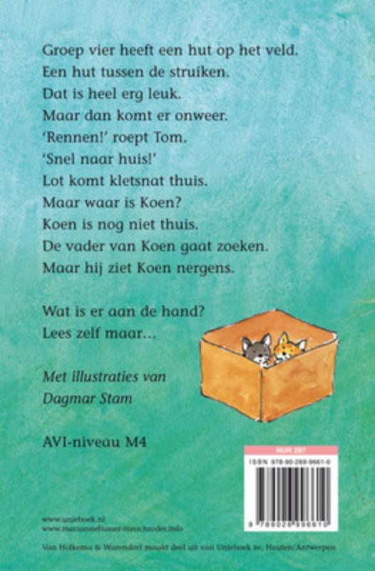 Achterkant van De hut van groep vier