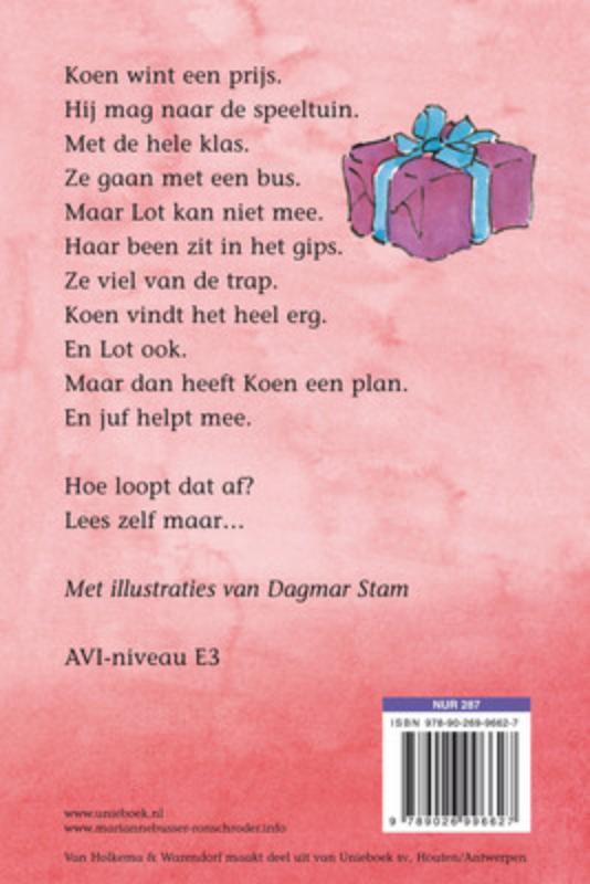 Achterkant van Koen wint een prijs