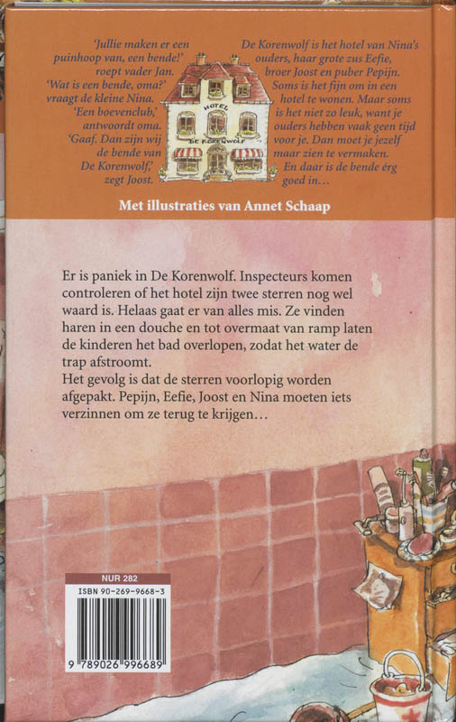 Achterkant van De jacht op de afgepakte sterren