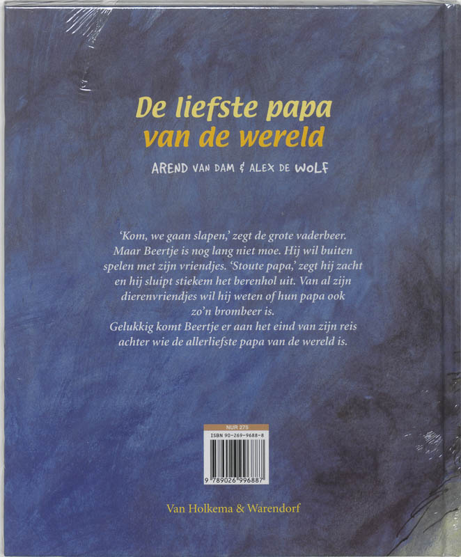 Achterkant van De liefste papa van de wereld