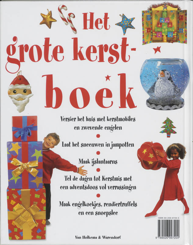 Achterkant van Het grote kerstboek