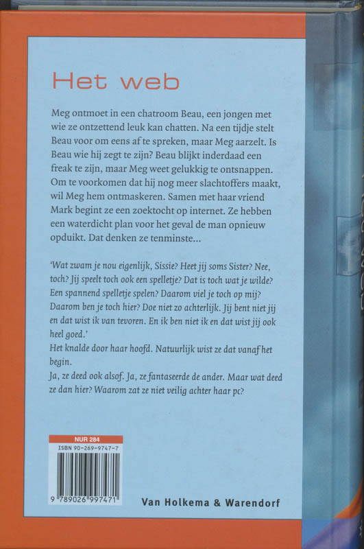 Achterkant van Het web
