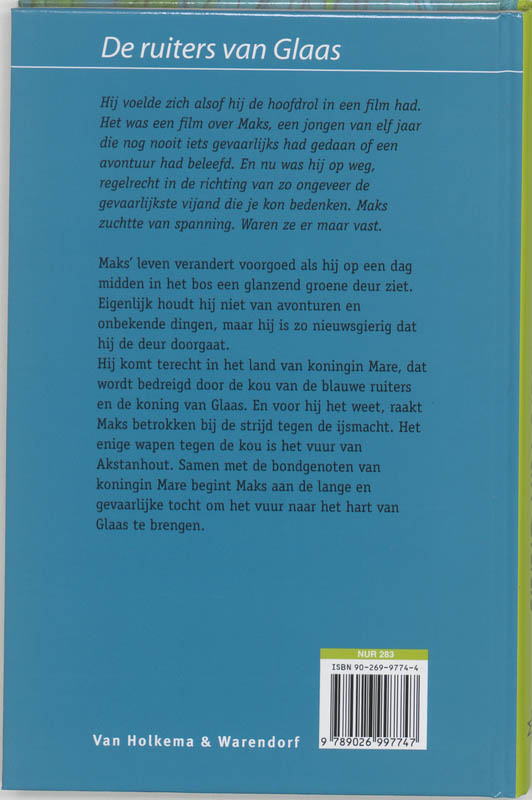 Achterkant van De ruiters van Glaas
