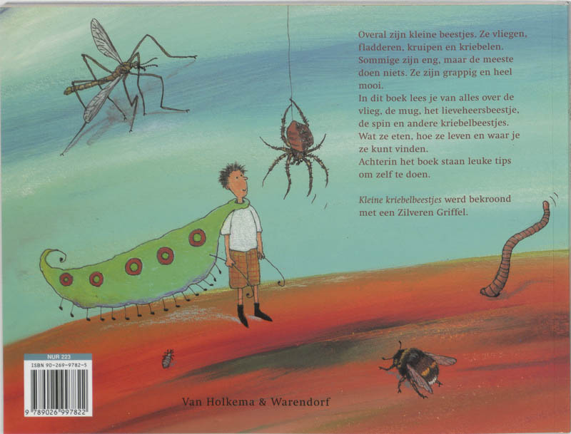 Achterkant van Kleine kriebelbeestjes