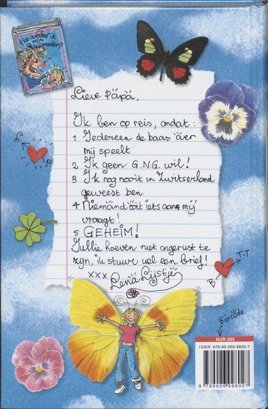 Achterkant van De reis van Lena Lijstje