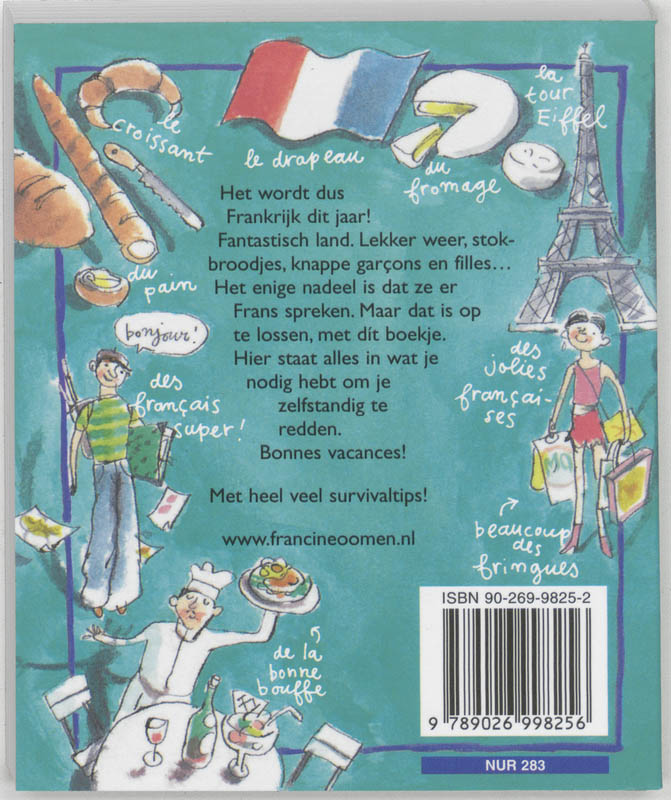 Achterkant van Hoe overleef ik mijn vakantie in Frankrijk?