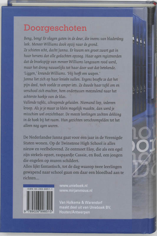 Achterkant van Doorgeschoten