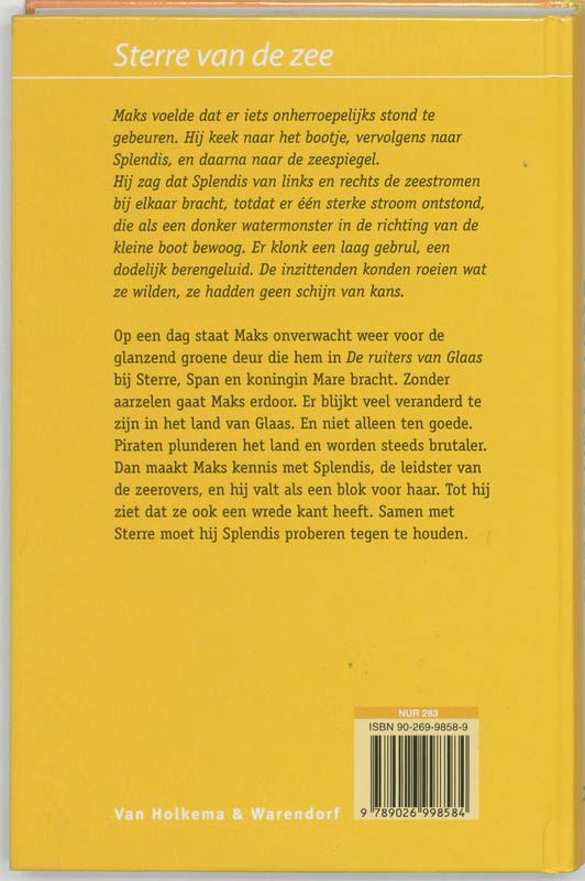 Achterkant van Sterre van de zee