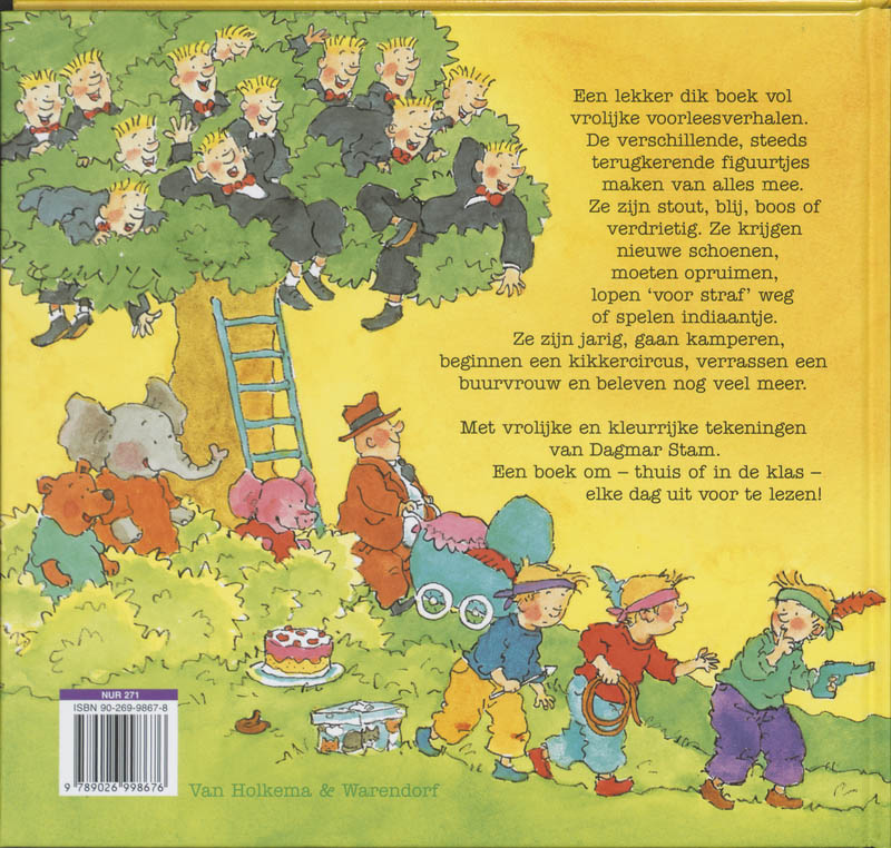 Achterkant van Het grote boek voor de kleuters