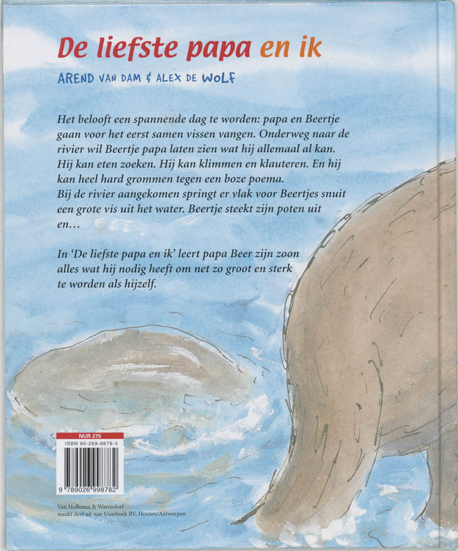 Achterkant van De liefste papa en ik