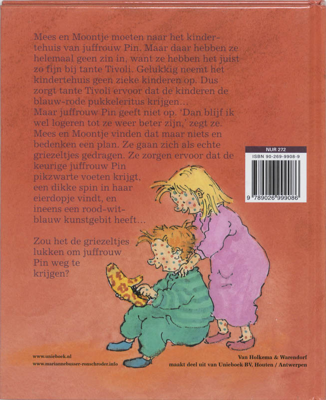 Achterkant van De griezeltjes