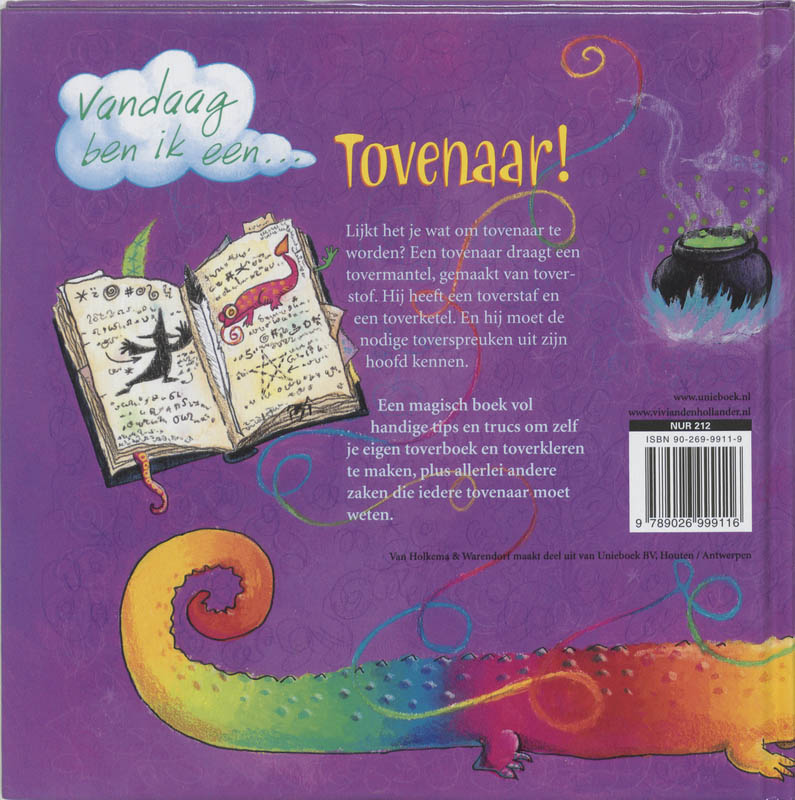 Achterkant van Vandaag ben ik een ... tovenaar!