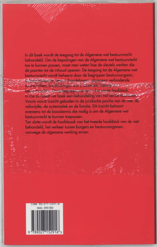 Achterkant van Hoofdstuk 1 en 2 Awb