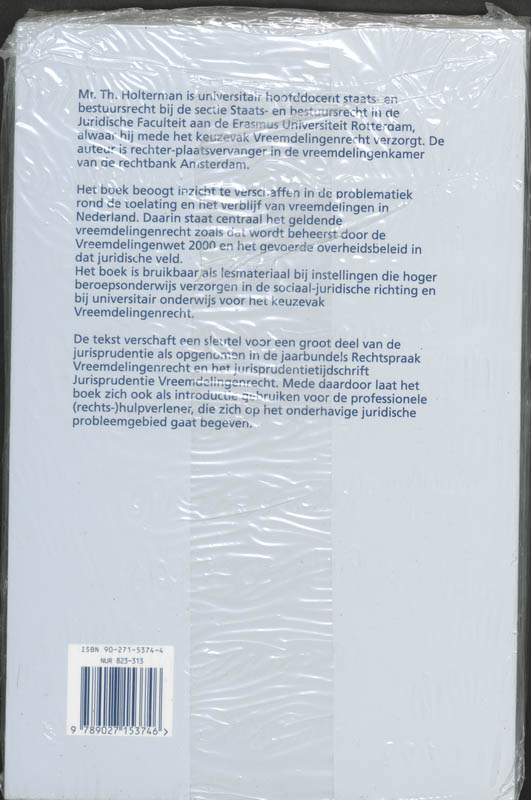 Achterkant van Vreemdelingenrecht