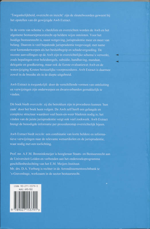 Achterkant van Awb Extract