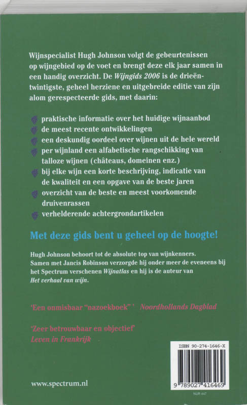 Achterkant van 2006