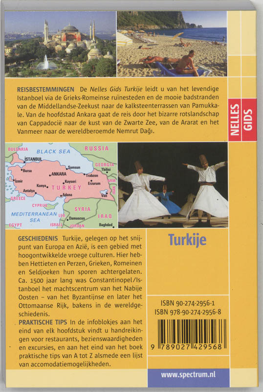Achterkant van Nelles gids Turkije