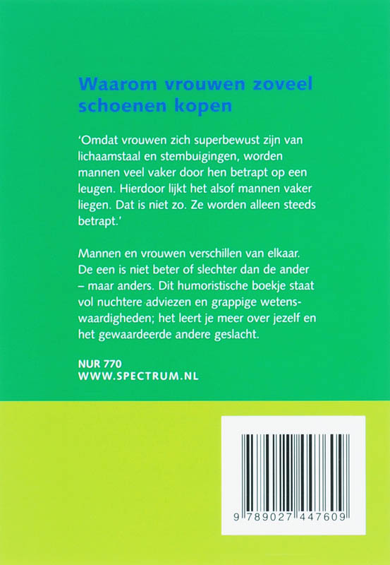 Achterkant van Waarom vrouwen zoveel schoenen kopen