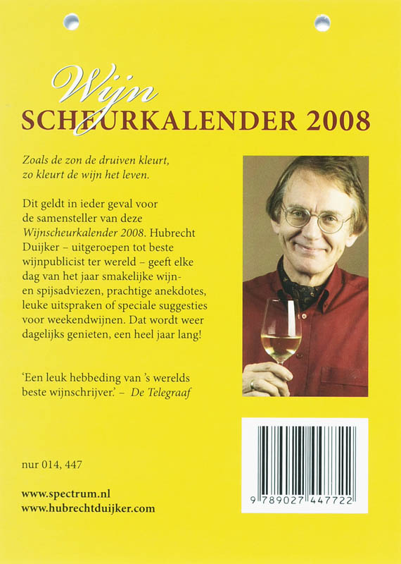 Achterkant van 2008