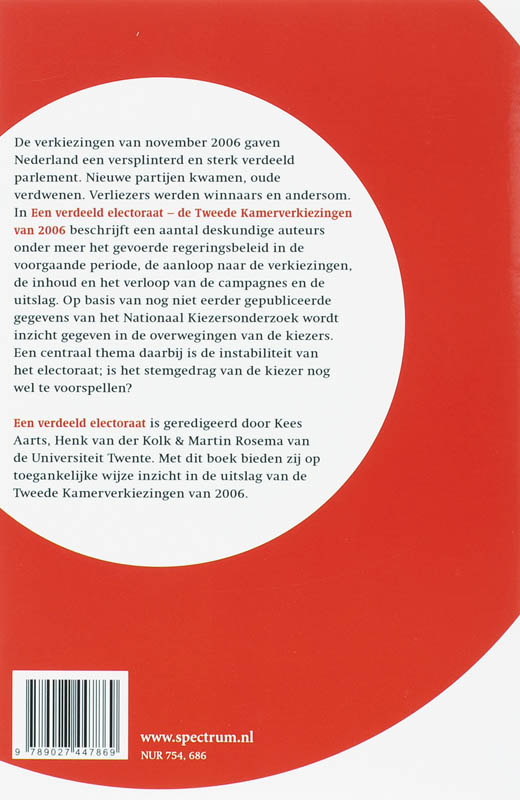 Achterkant van Een verdeeld electoraat