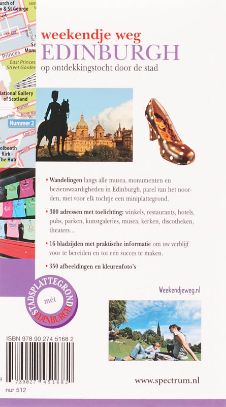 Achterkant van Edinburgh