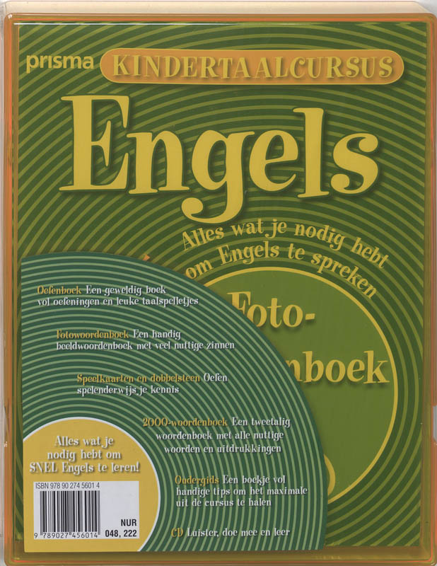 Achterkant van Engels