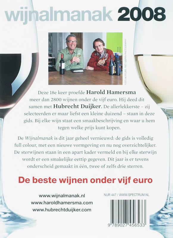 Achterkant van 2008
