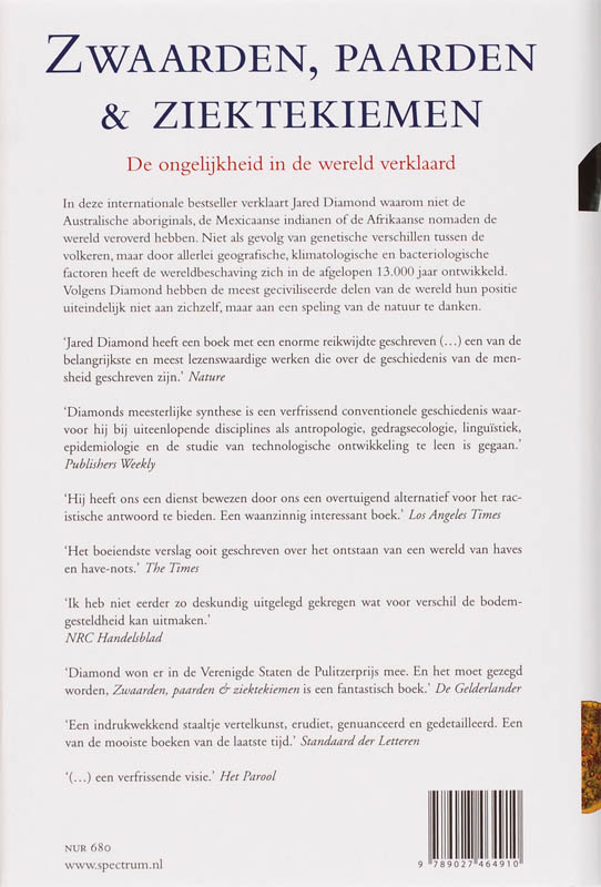 Achterkant van Zwaarden, paarden en ziektekiemen