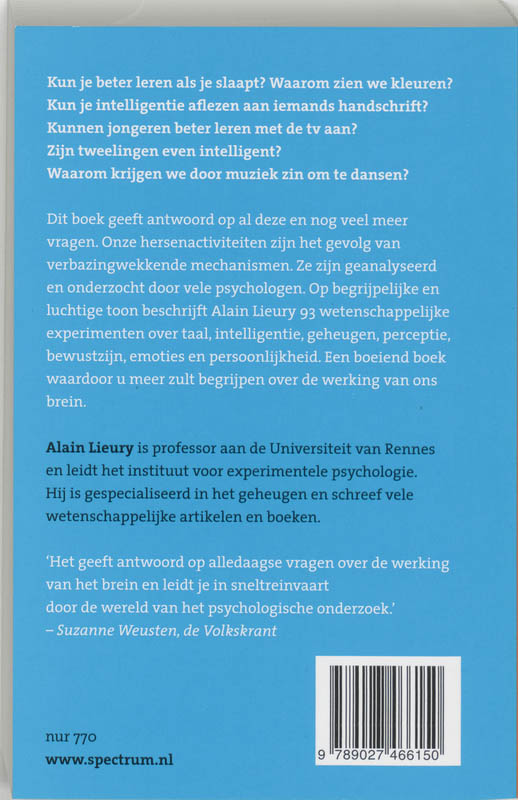 Achterkant van Is mijn goudvis intelligenter dan ik?
