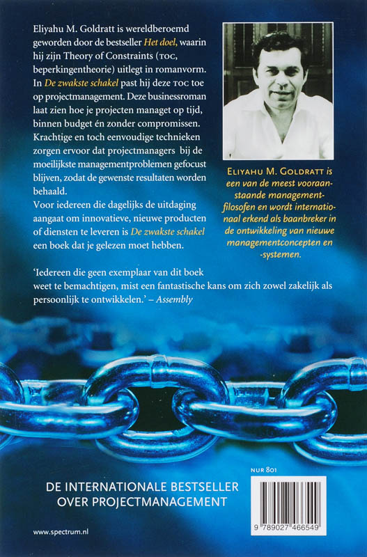 Achterkant van De zwakste schakel