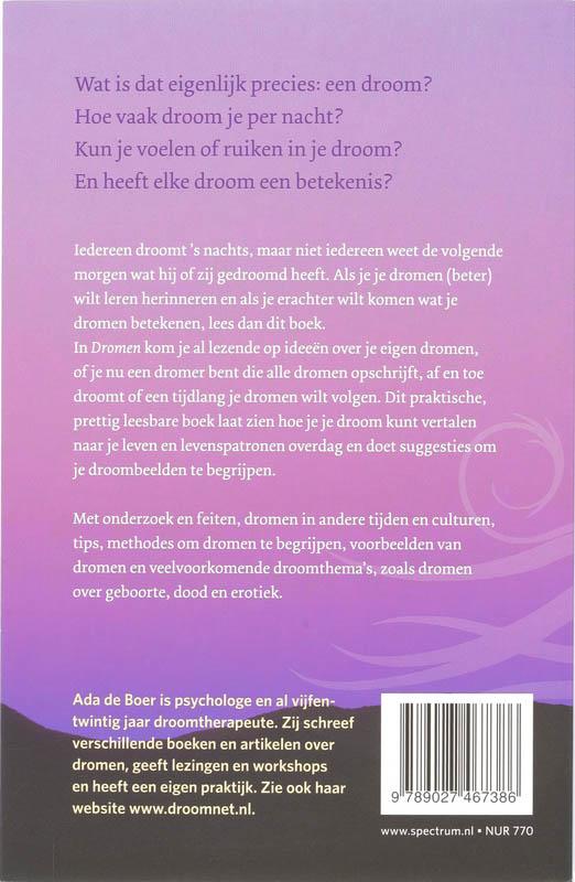 Achterkant van Dromen
