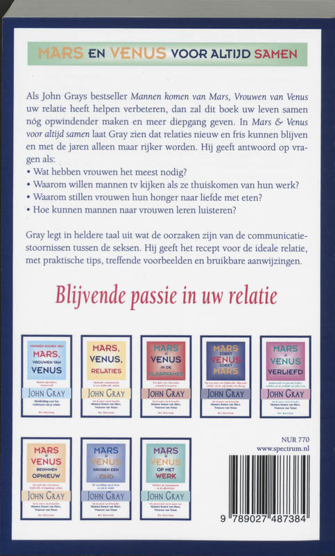 Achterkant van Mars en Venus voor altijd samen