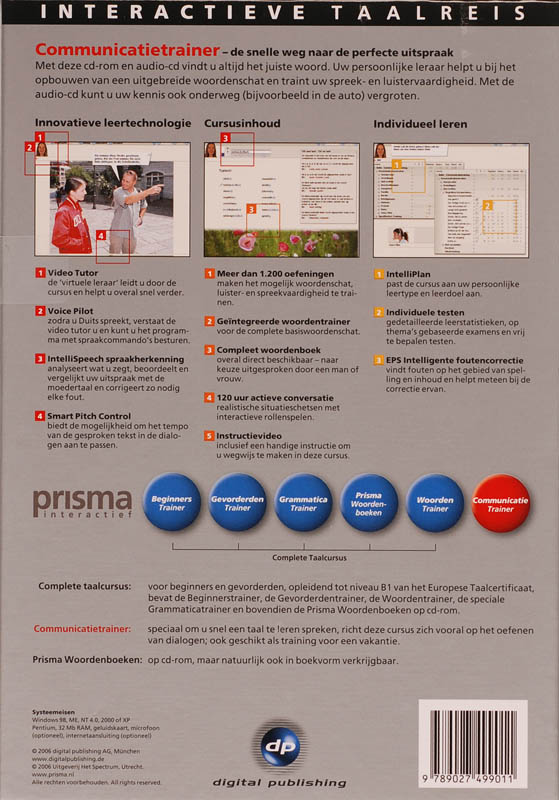 Achterkant van Duits Communicatietrainer