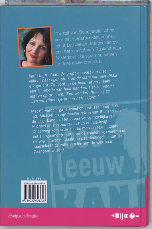 Achterkant van Het raadsel van de witte vlinder
