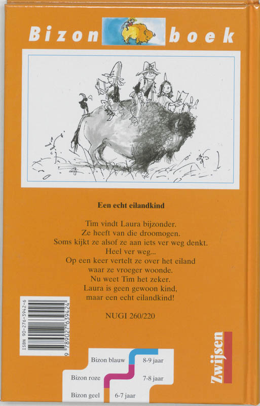 Achterkant van Een echt eilandkind