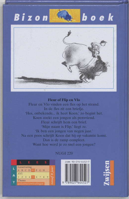 Achterkant van Fleur of Flip en Vlo
