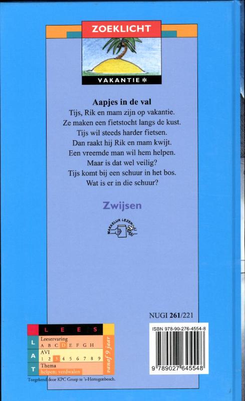 Achterkant van Aapjes in de val