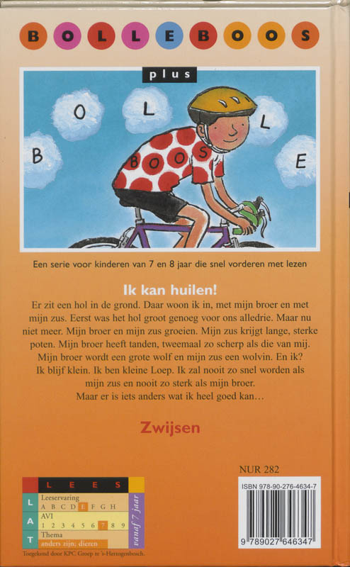 Achterkant van Ik kan huilen!