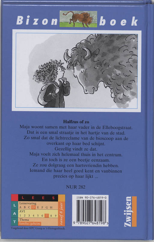 Achterkant van Halfzus of zo