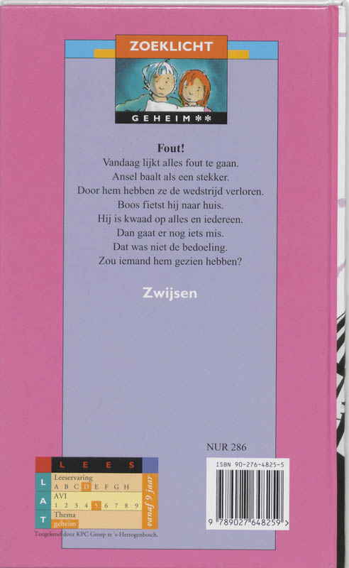 Achterkant van Fout!