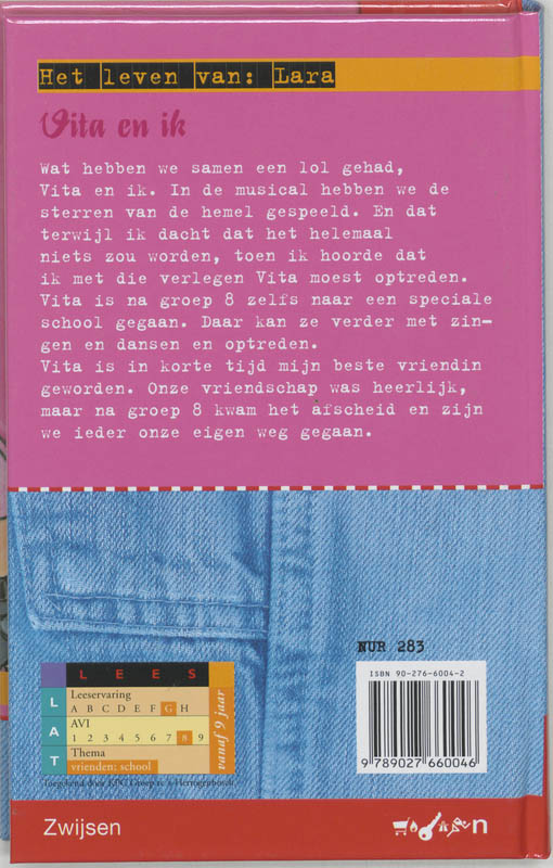Achterkant van Vita en ik
