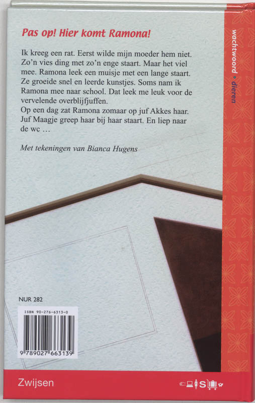 Achterkant van Pas op! Hier komt Ramona!