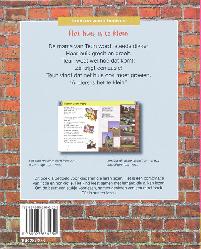 Achterkant van Het huis is te klein