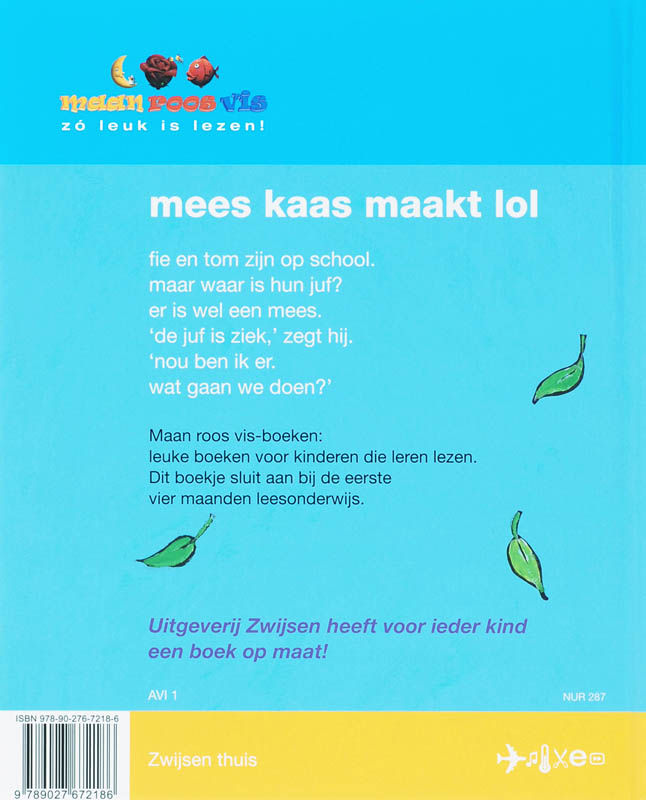 Achterkant van Mees Kaas maakt lol