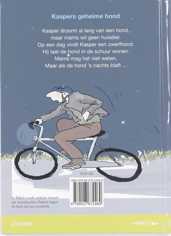 Achterkant van Kaspers geheime hond