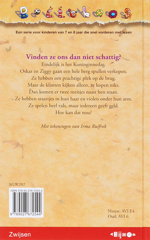 Achterkant van Vinden ze ons dan niet schattig?