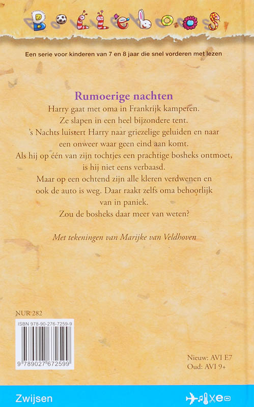 Achterkant van Rumoerige nachten